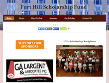Tablet Screenshot of forthillscholarshipfund.org